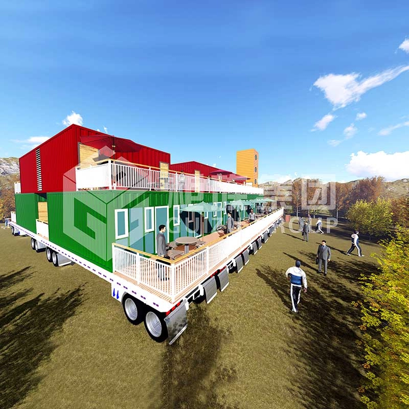 Vorgefertigtes, bewegliches, stilvolles Container-Seaside-Strandhotel in China