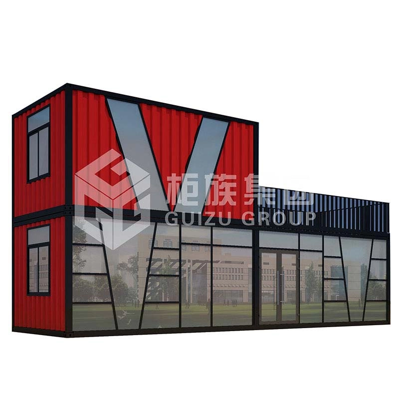 China 2019 Neuestes Design, vorgefertigte Fabrik, luxuriöses 40-Fuß-Containerbüro für Studio
