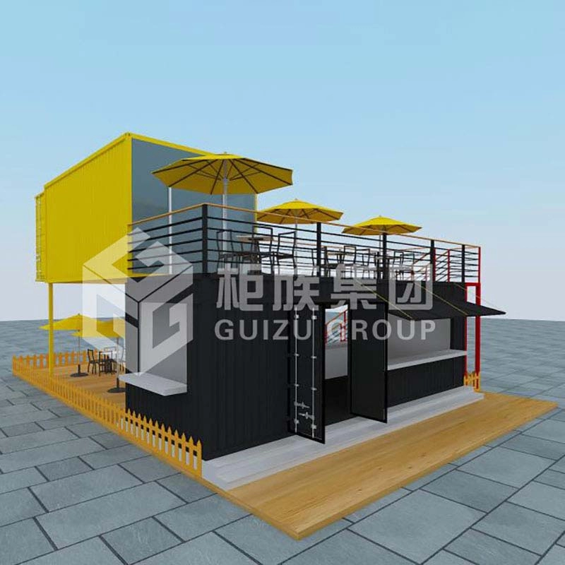 Maßgeschneidertes zweistöckiges modulares Schiffscontainer-Restaurant