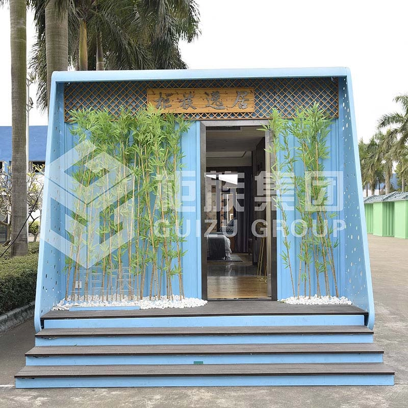 OEM China Hersteller vorgefertigtes mobiles Hotel aus Wellfurnier
