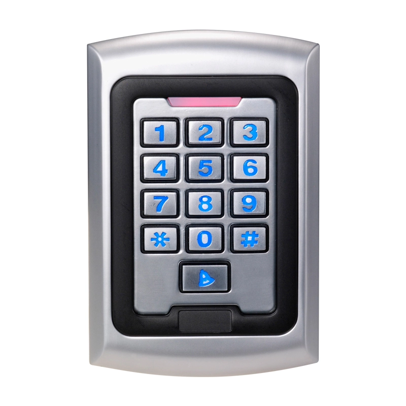 Vandalensichere Zugangskontrolle für eine Tür mit hintergrundbeleuchteter Tastatur
