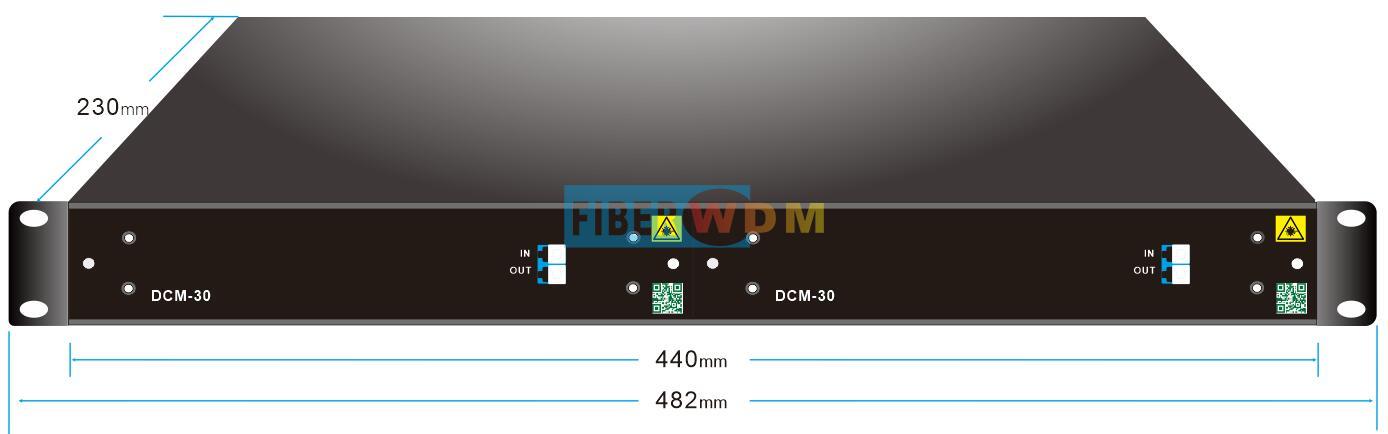 1U-Rack mit 2 Steckplätzen, unterstützt das Einstecken von 2 DCM-Modulen