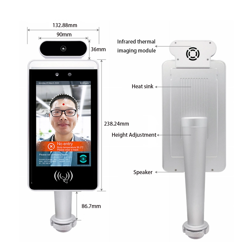 LD-FR901 EU-Infrarot-Temperaturscanner für digitales COVID-Zertifikat-Erkennungsgerät