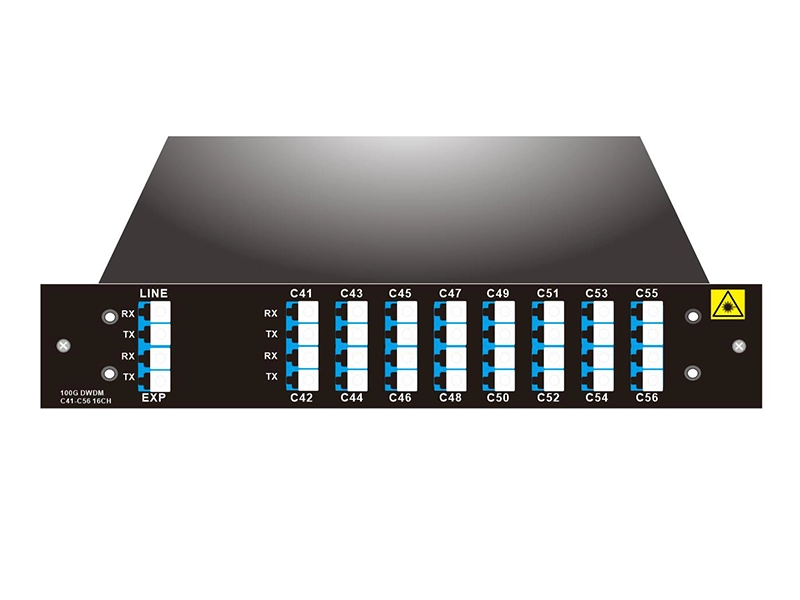 Dual Fiber 16CH C41-C56 DWDM MUX DEMUX LGX