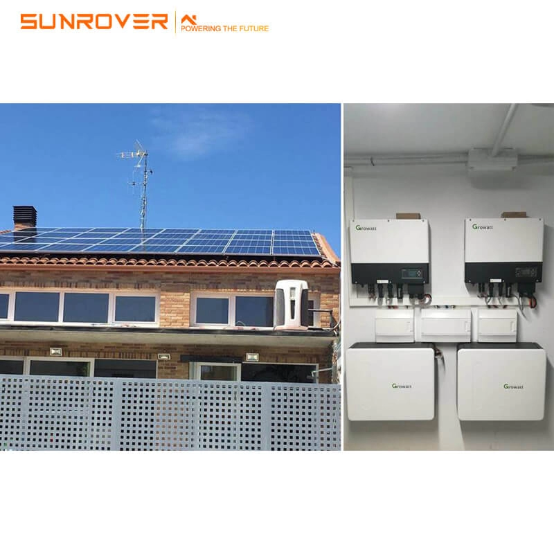Sunrover Growatt SPF3500ES SPF5000ES 24 V 48 V netzunabhängiger Solarwechselrichter mit Parallelfunktion
