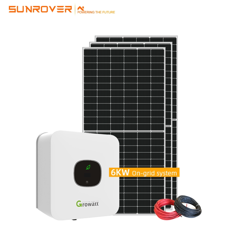 Fabrikpreis 6KW Solar-On-Grid-Panel-System für Zuhause