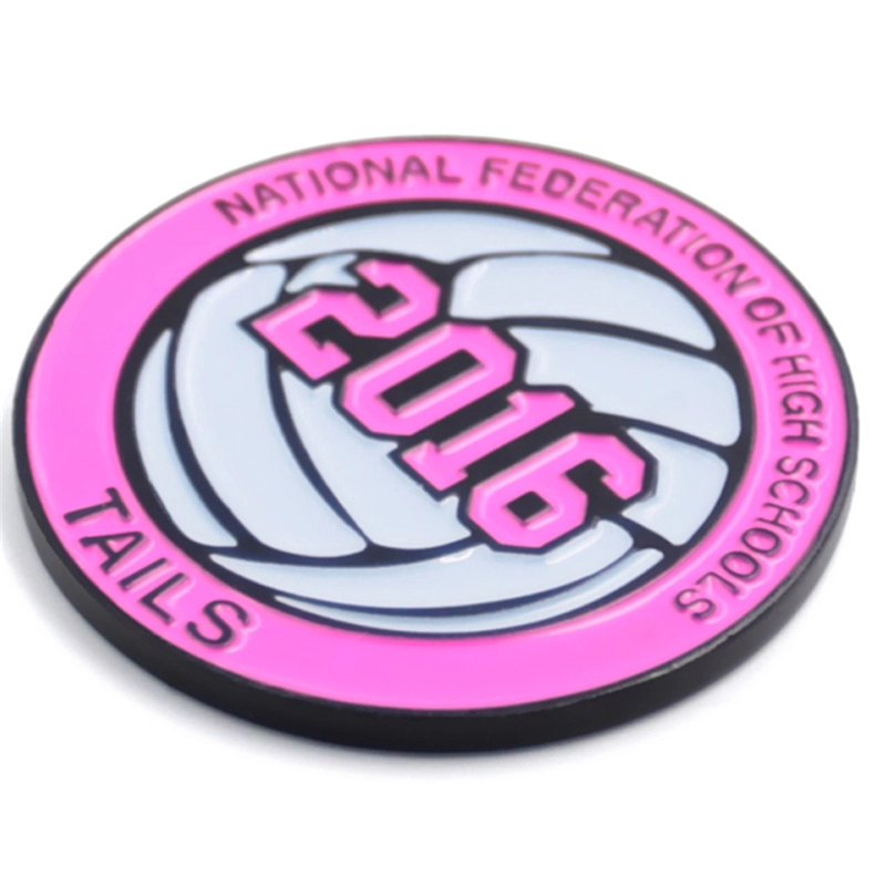 Sonderanfertigung von Schulen-Volleyball-Gedenkmünzen