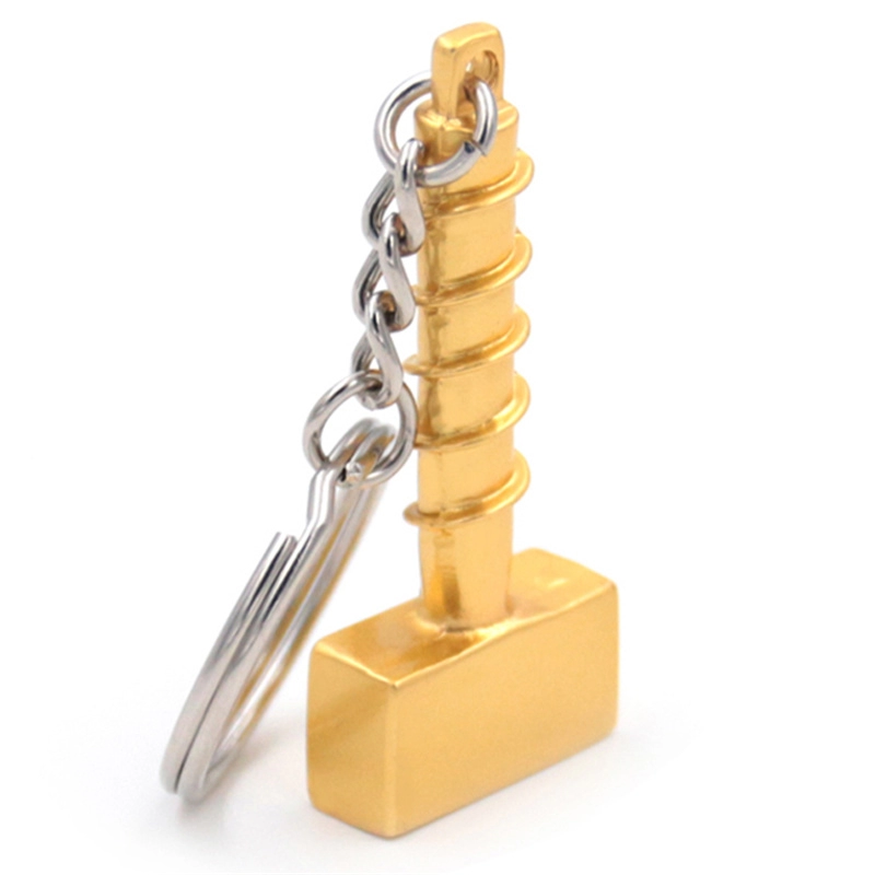 3D-Goldhammer-Schlüsselanhänger zum Neupreis nach Maß