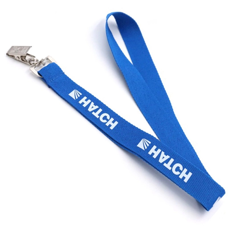 Hersteller von blauen Nylon-Lanyards mit individuellem Logo