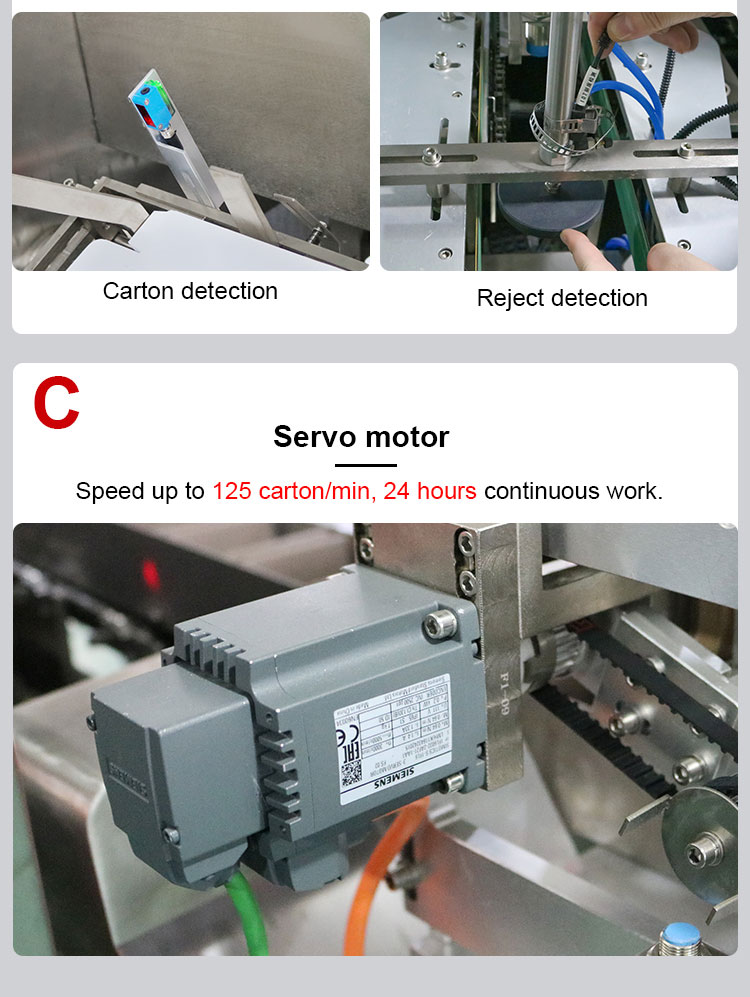 automatische Kartonverpackungsmaschine