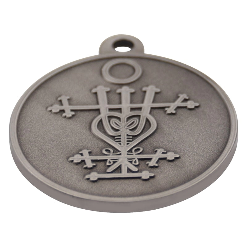 Lieferant von kundenspezifischen sandgestrahlten antiken religiösen Silbermedaillen