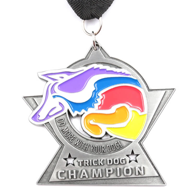 Emaille-Hunde-Champion-Medaille Großhandelsfabrik