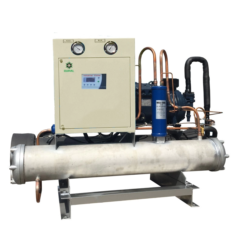 Industrieller Wasserkühler mit Edelstahl-Wärmetauscher