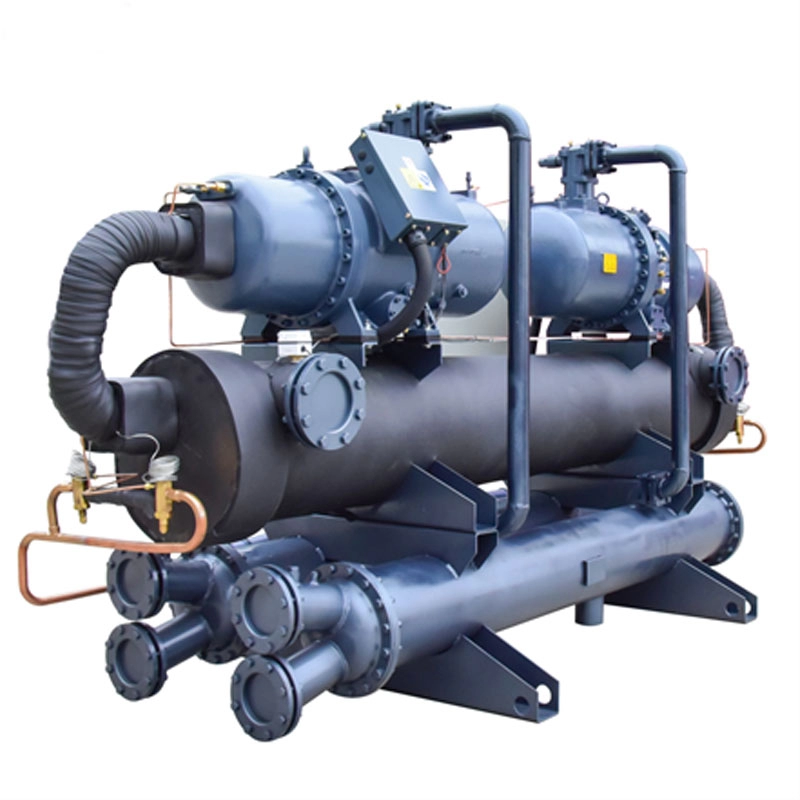 Wassergekühlter 180-Tonnen-Doppelkompressor-Schraubenkühler