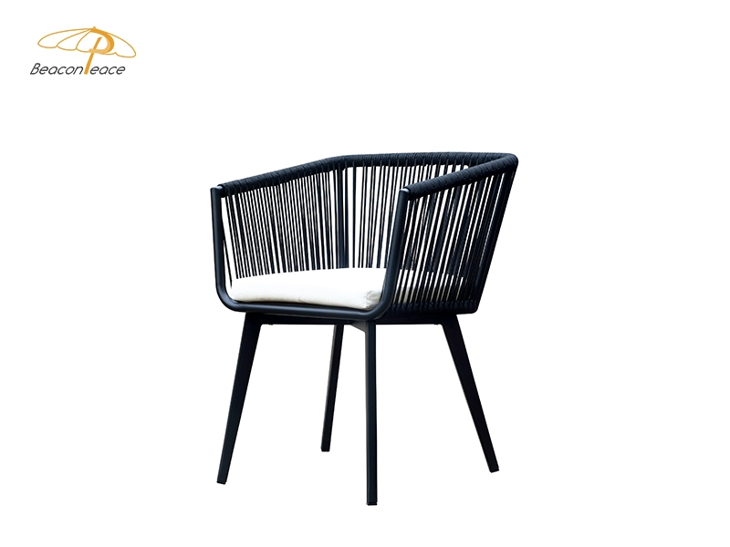 Moderne, heiße Verkaufs-Aluminium-Esstisch-Stuhl-Gartenmöbel im Freien