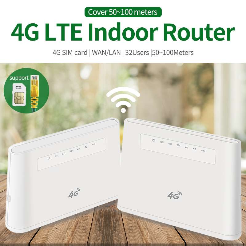 4G LTE-WLAN-Router mit hoher Reichweite für den Innenbereich