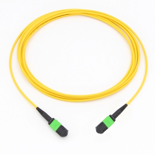 8-Faser-MPO (weiblich)-MPO (weiblich) 9/125 Singlemode-Glasfaserkabel
